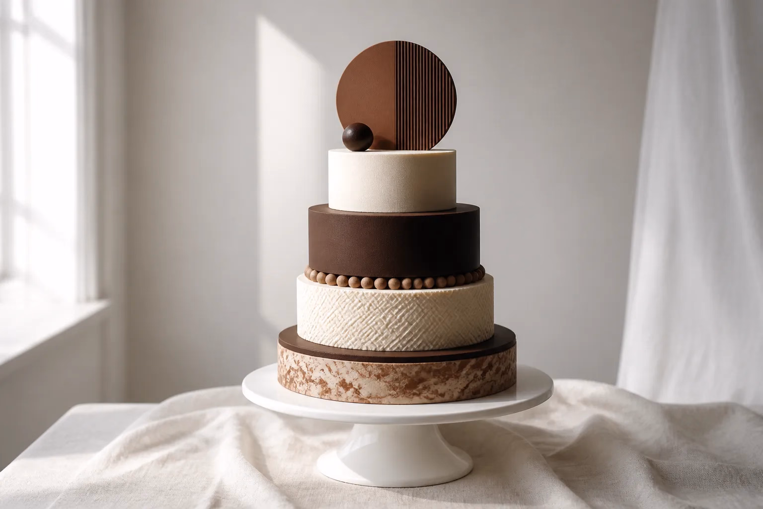Bespoke cake structure in progress